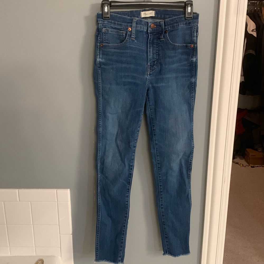 Madewell 9in high rise skinny jeans size 27